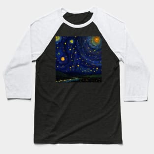 starry sky Baseball T-Shirt